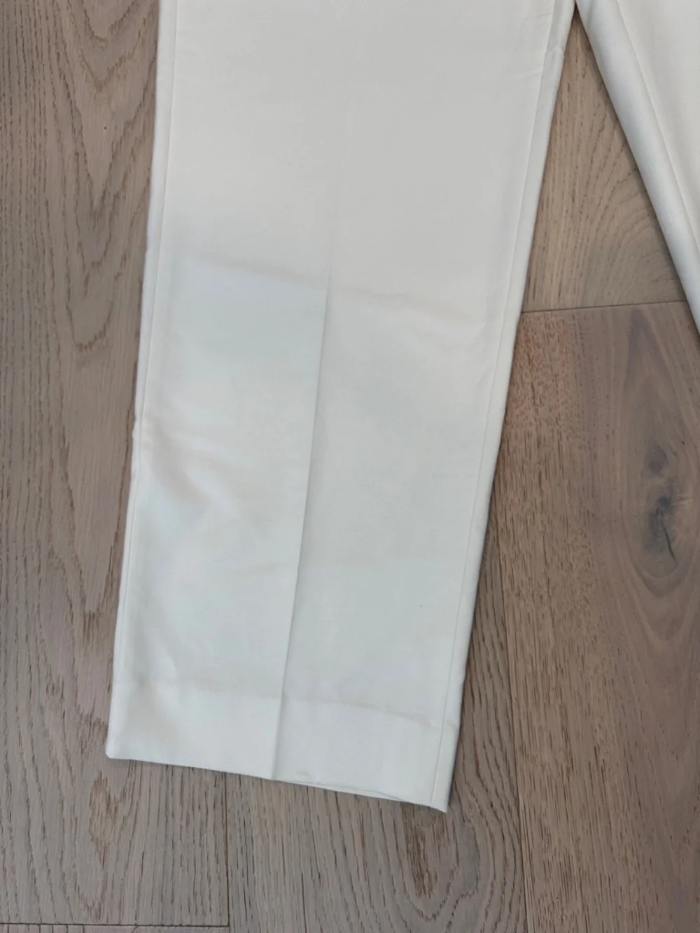 J. Crew Essential Pant NWOT in City Twill Ivory Womens 14 Wide Leg Career Office - Picture 4 of 14